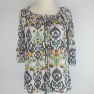 Anthropologie Vanessa Virginia Button Up Blouse